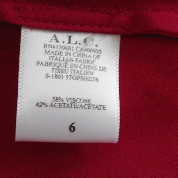 A.L.C off shoulder blouse - Picture 3 of 4